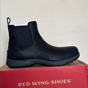 Red Wing brand new boots‎ Romeo Black Leather Safety Toe 6710 Men 14